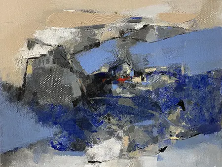 林惠玲,压克力颜料,山海间Ⅶ,A12艺术空间,A12线上艺廊