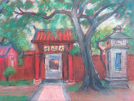 陈怡桦,粉彩,台南孔庙,A12艺术空间,A12线上艺廊
