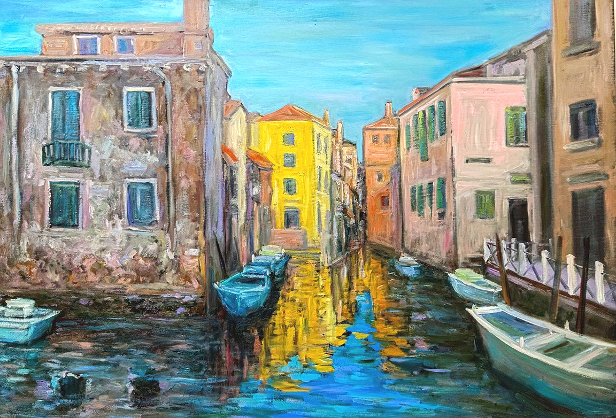 许宜家 威尼斯水色 A12 线上艺廊 每一幅画都会遇到喜欢的人